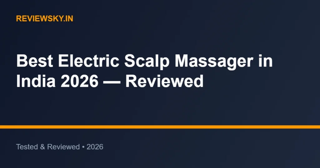 electric scalp massager
