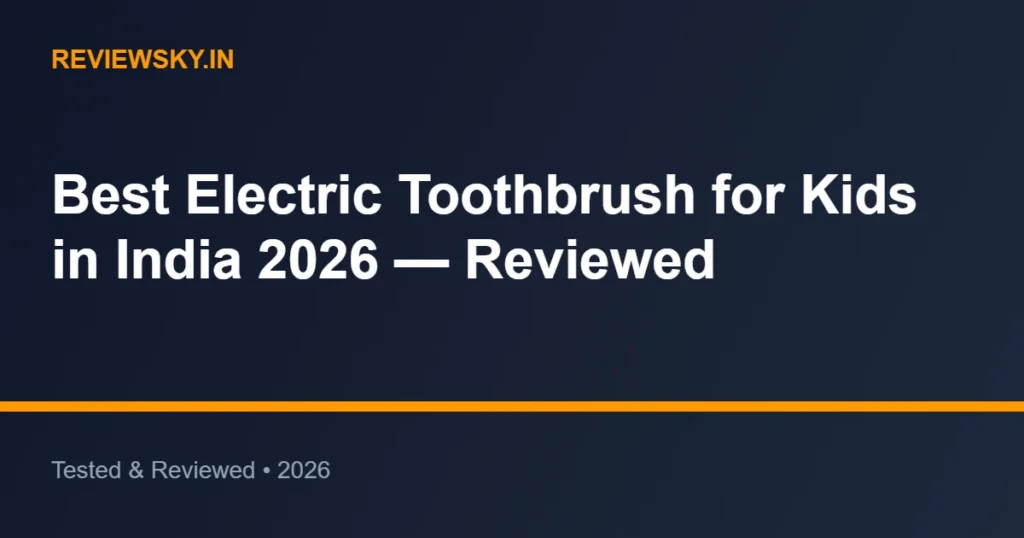 electric toothbrush for kids