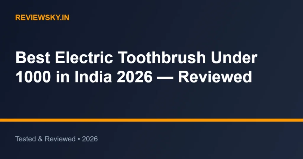 electric toothbrush under 1000