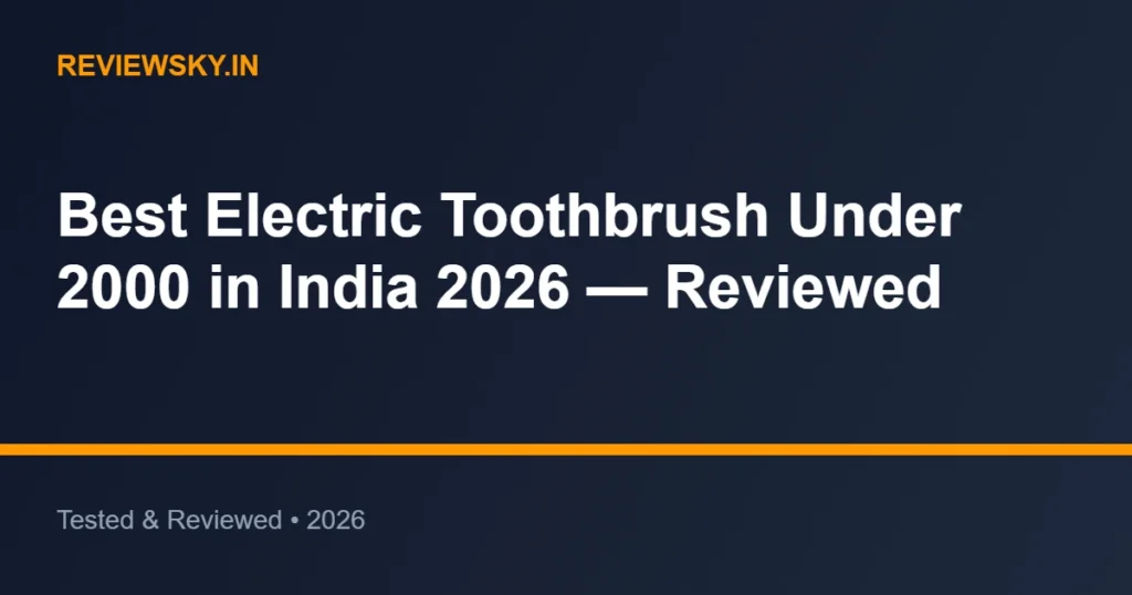 electric toothbrush under 2000