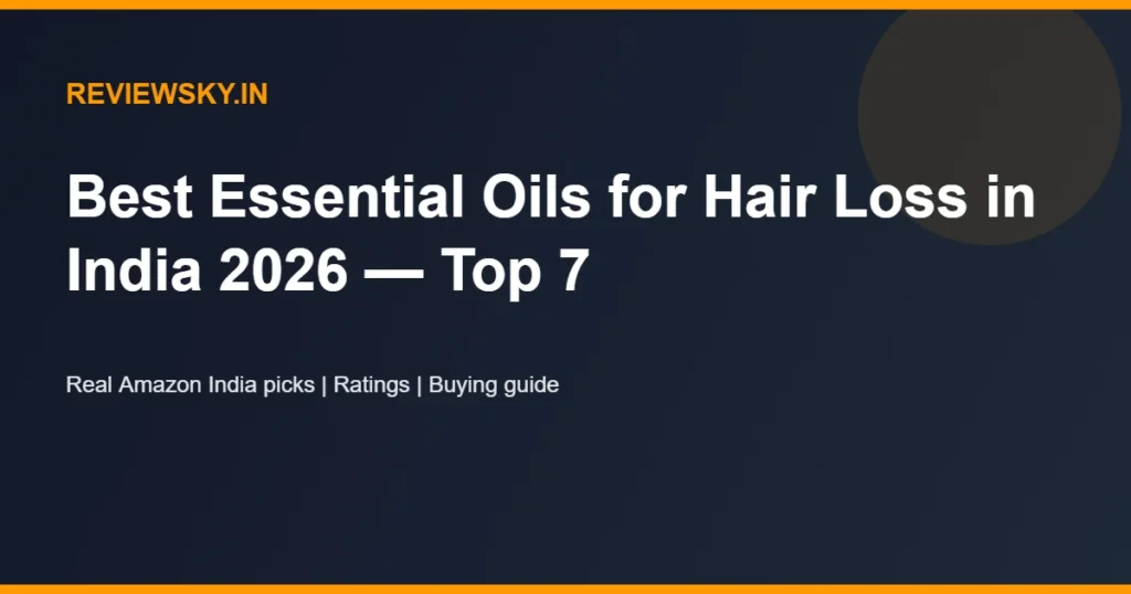 essential oils for hair loss