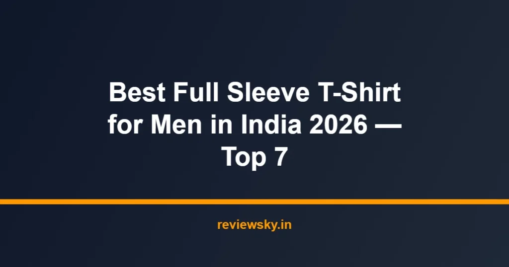 full sleeve t-shirt for men