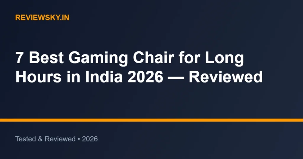 gaming chair for long hours