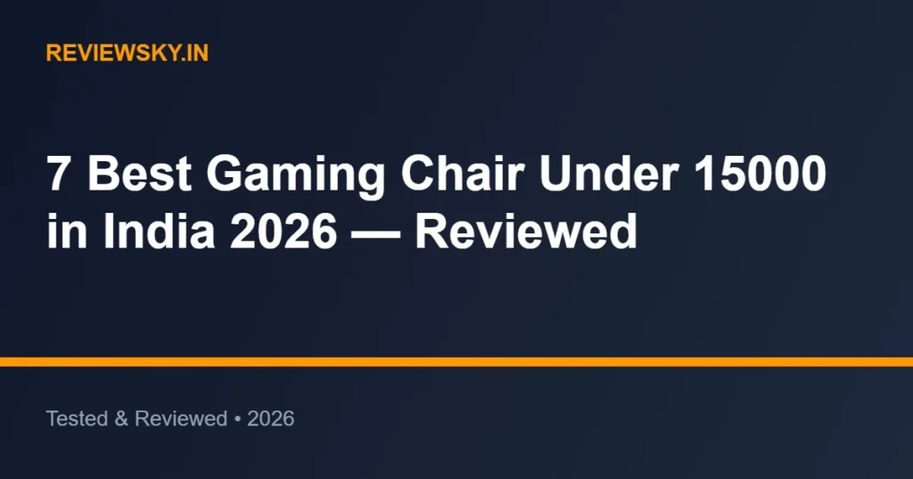 gaming chair under 15000