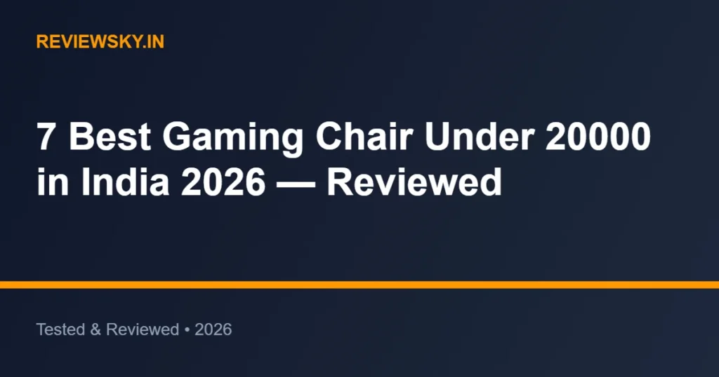 gaming chair under 20000