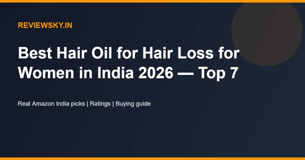 hair oil for hair loss for women