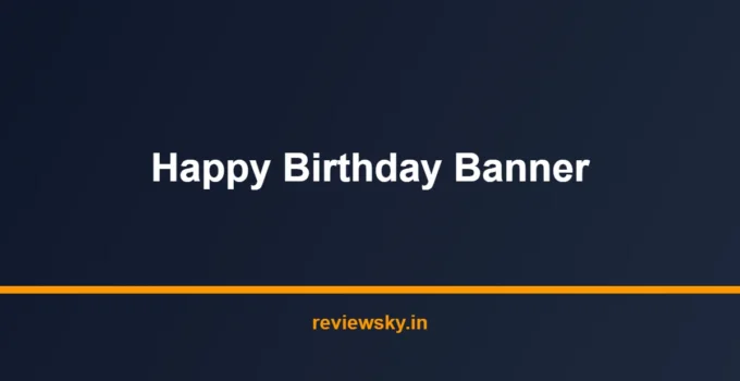Best Happy Birthday Banner in India 2026 — Top 7 Picks