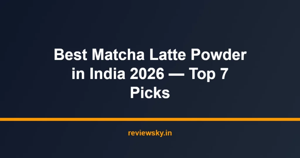 matcha latte powder