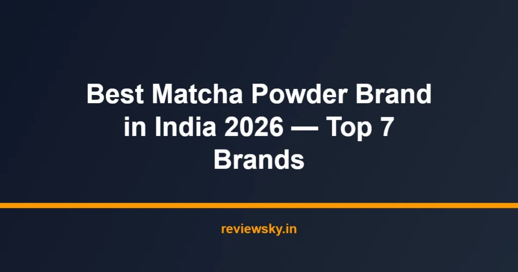 matcha powder brand