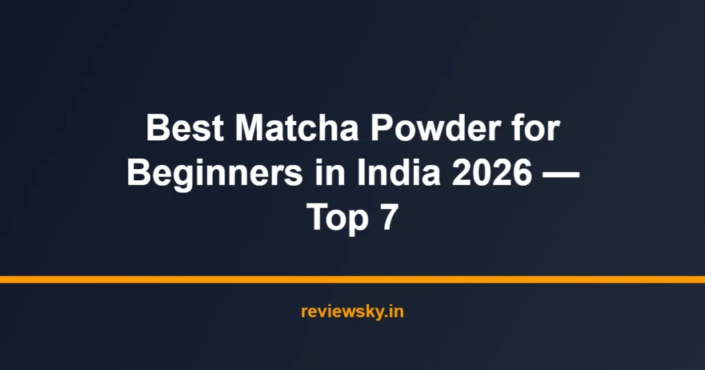 matcha powder for beginners