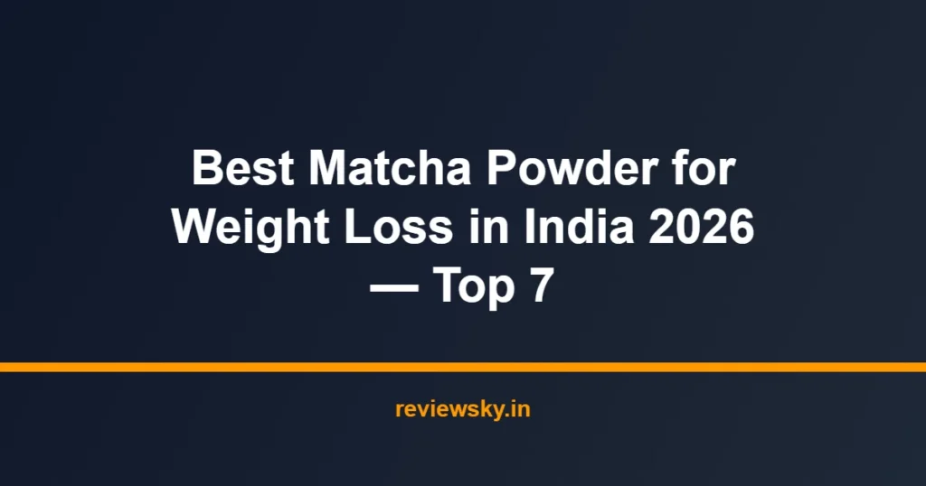 matcha powder for weight loss