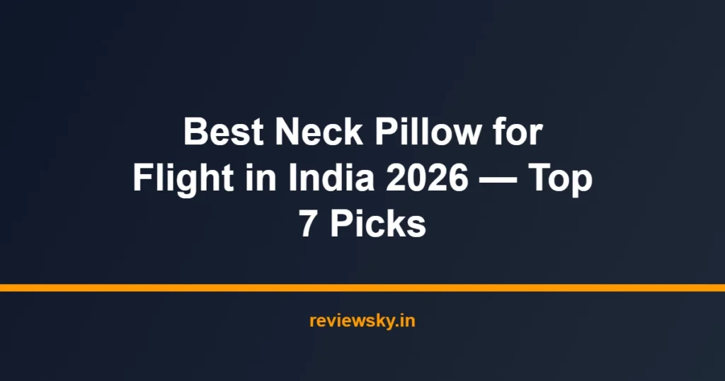 neck pillow for flight