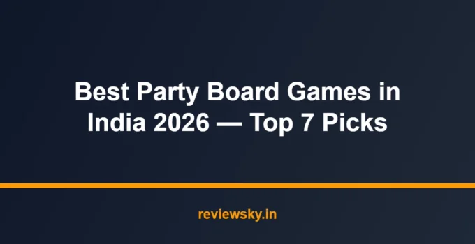 Best Party Board Games in India 2026 — Top 7 Picks