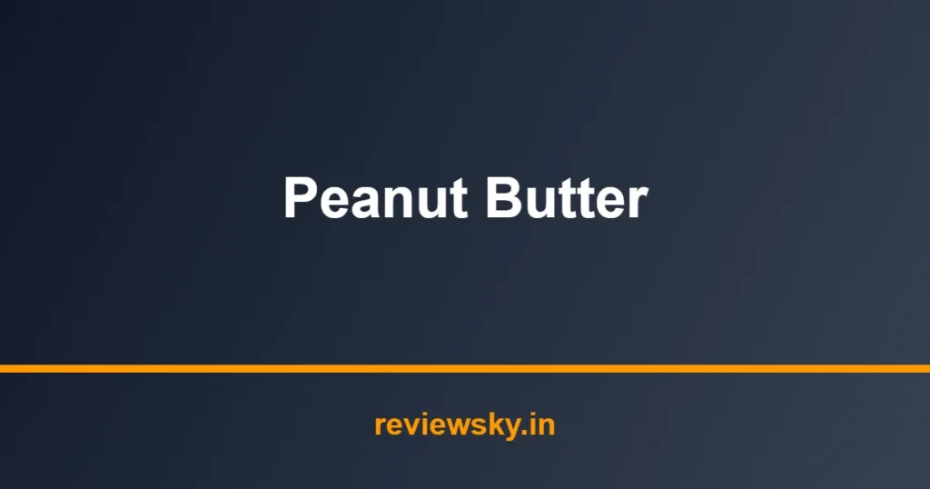 peanut butter
