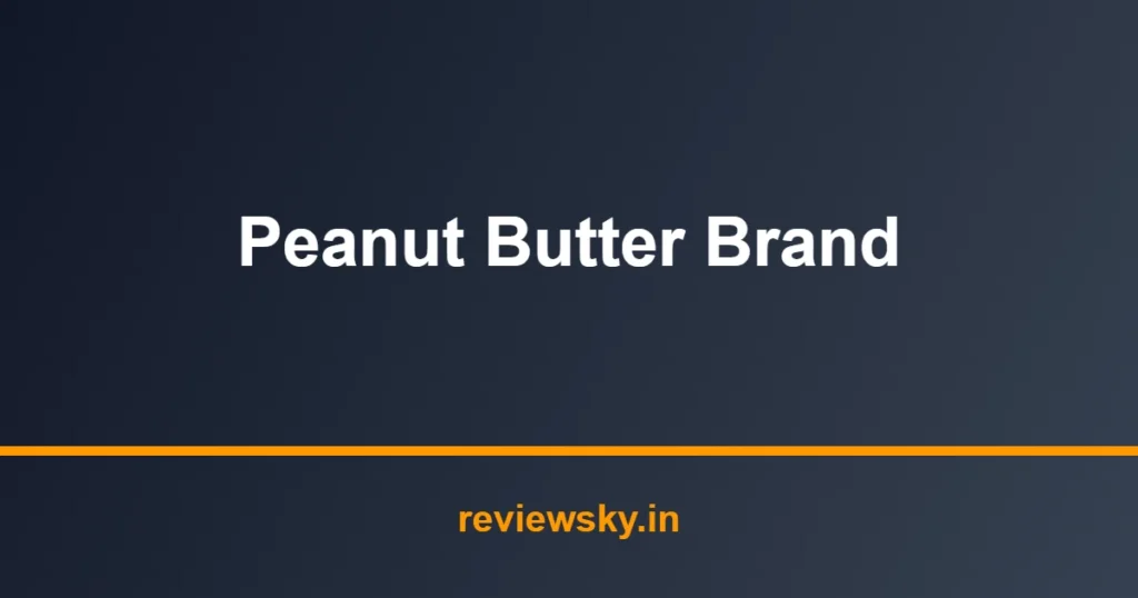 peanut butter brand