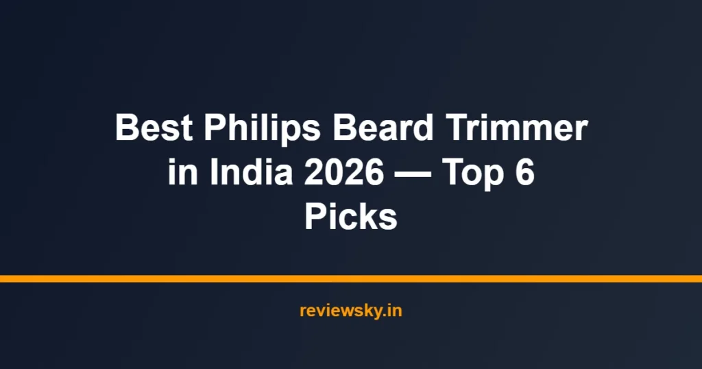 philips beard trimmer