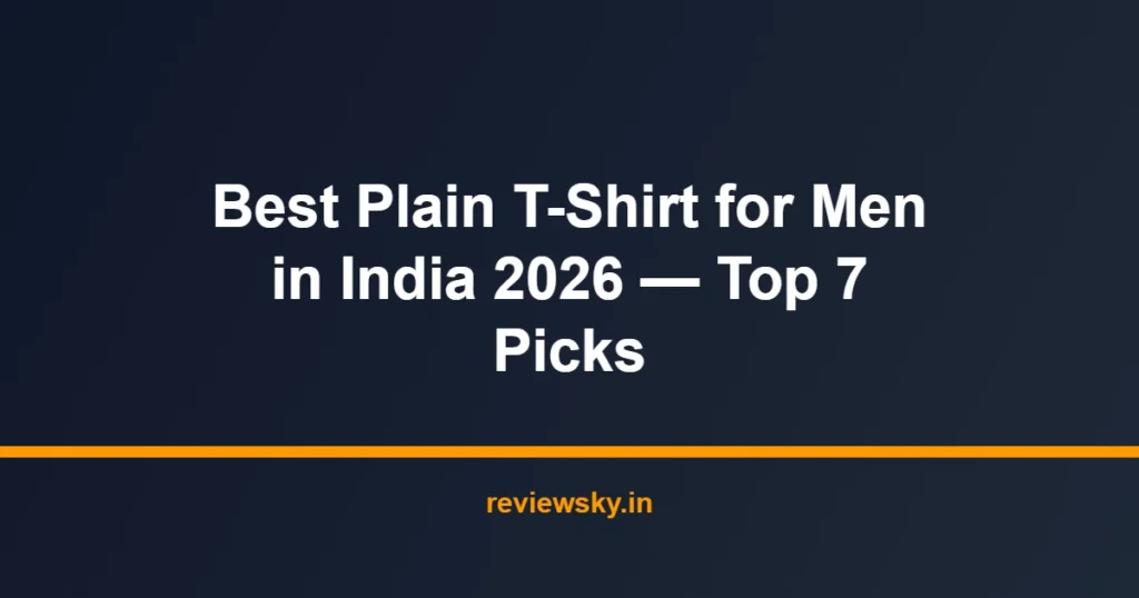 plain t-shirt for men