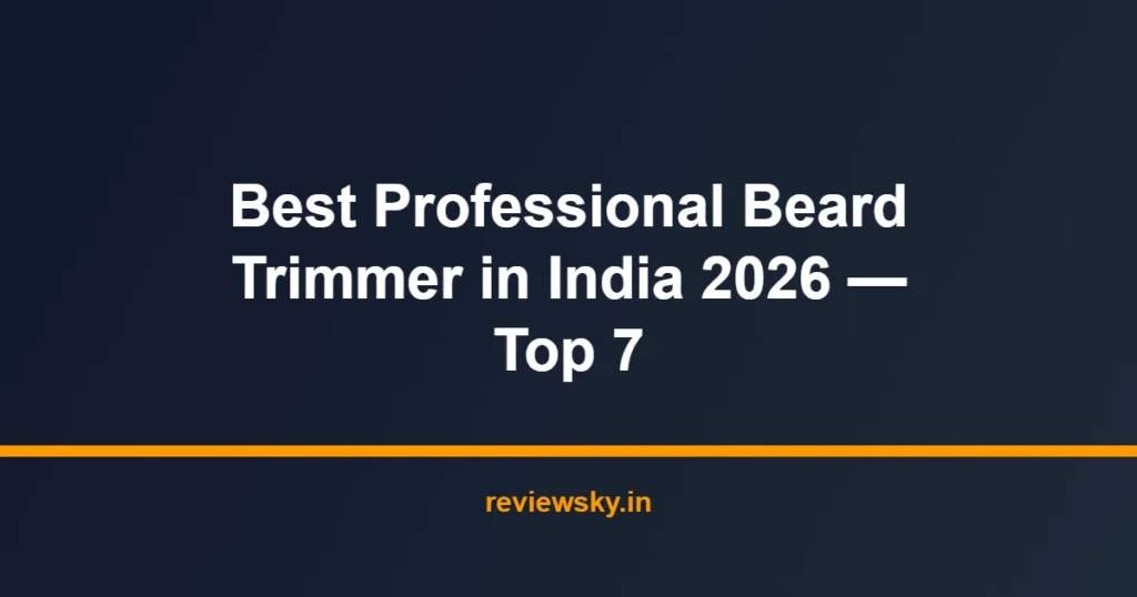 professional beard trimmer