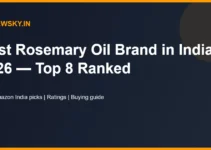 Best Rosemary Oil Brand in India 2026 — Top 8 Ranked
