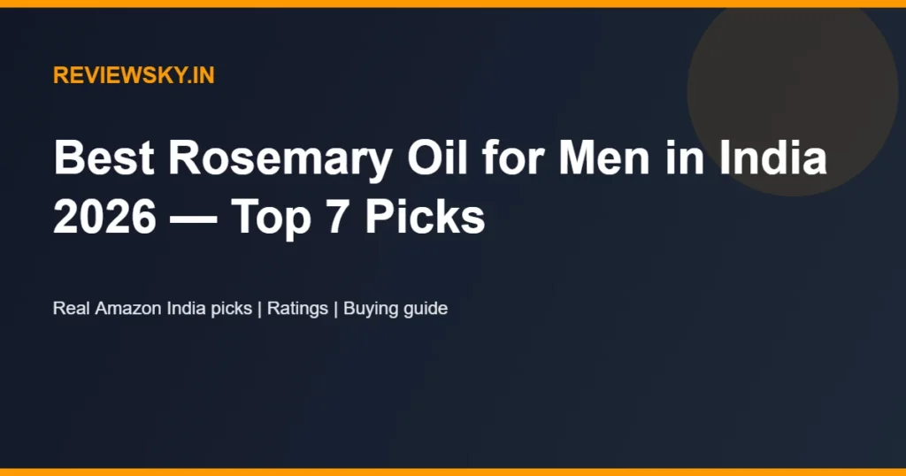 rosemary oil for men