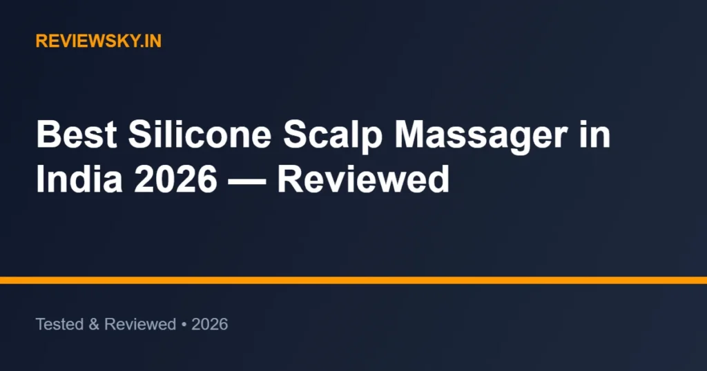silicone scalp massager