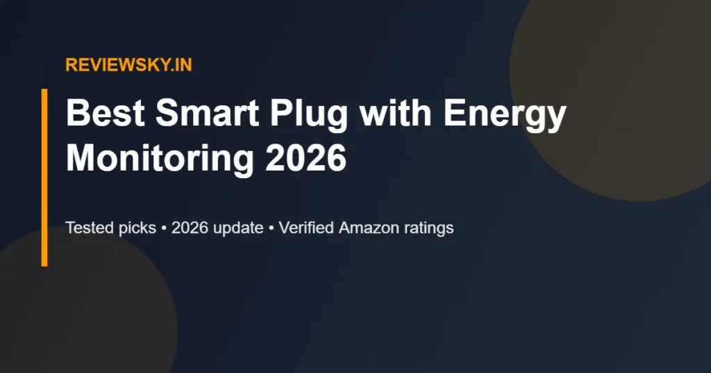 smart plug with energy monitoring