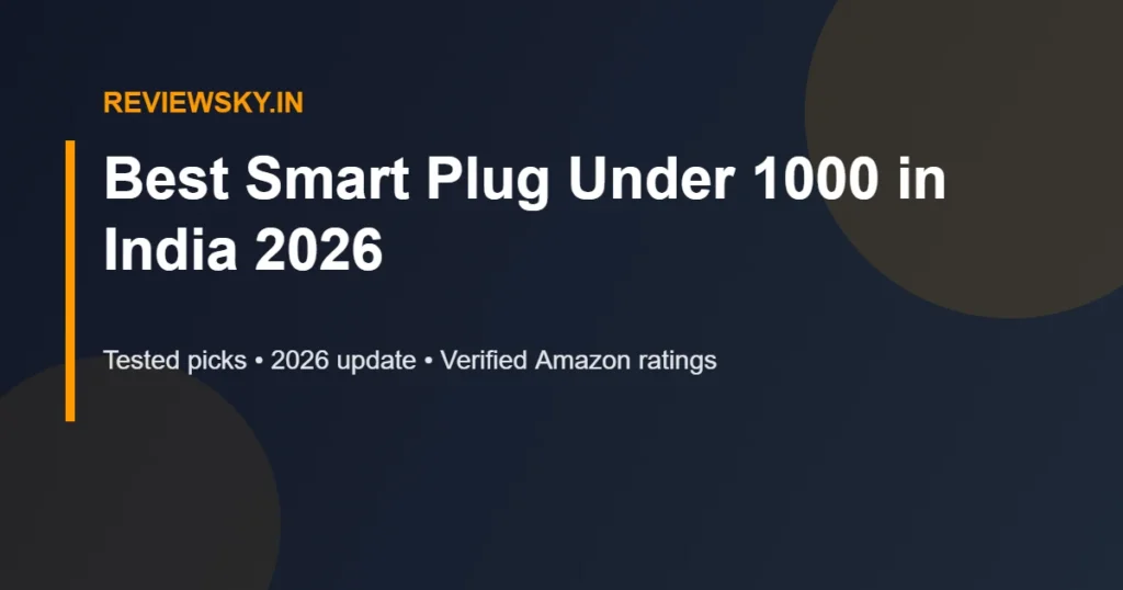 smart plug under 1000