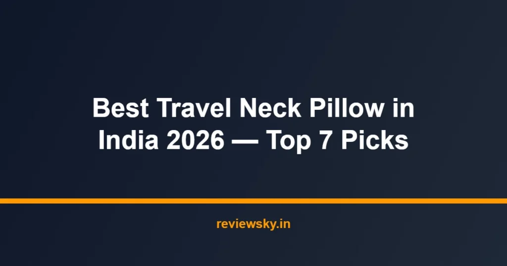 travel neck pillow