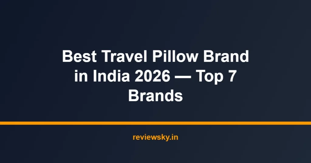 travel pillow brand