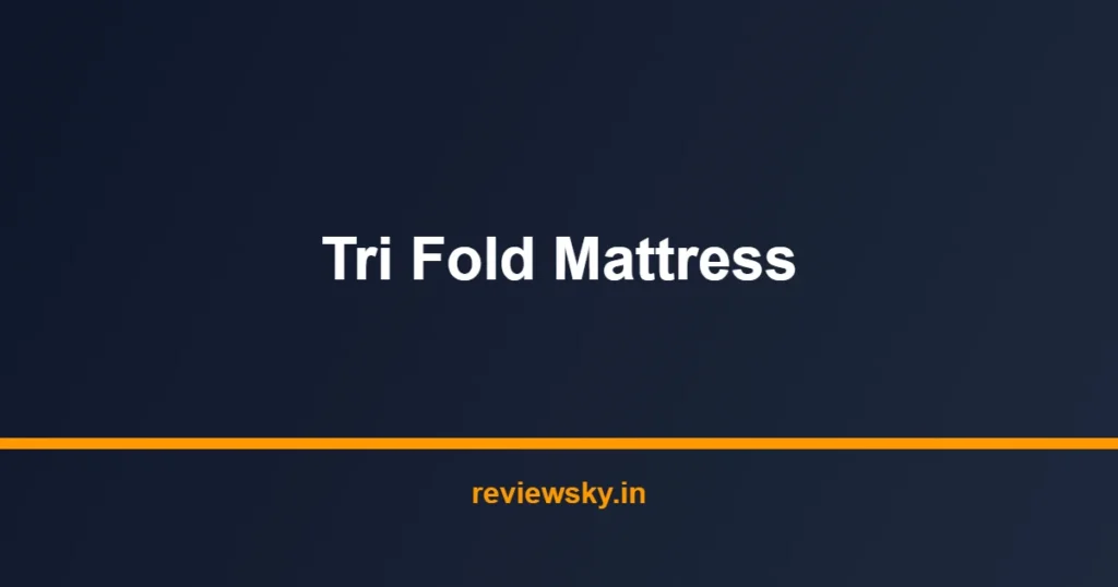 tri fold mattress