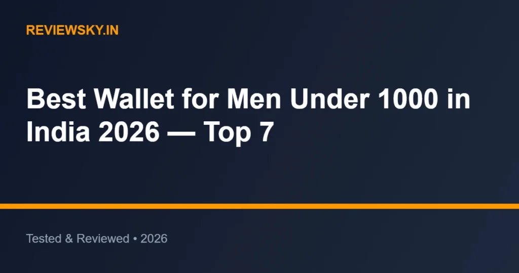 wallet for men under 1000
