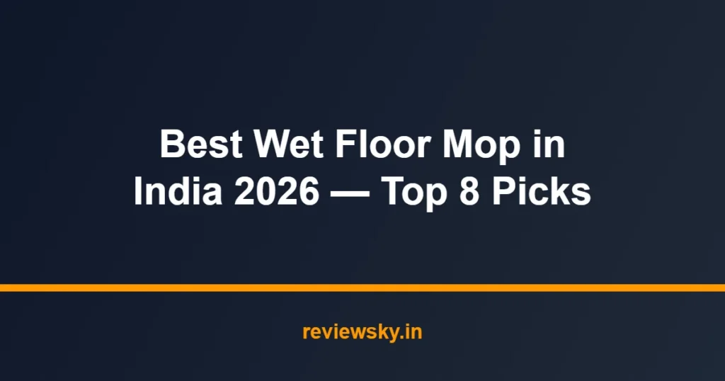 wet floor mop