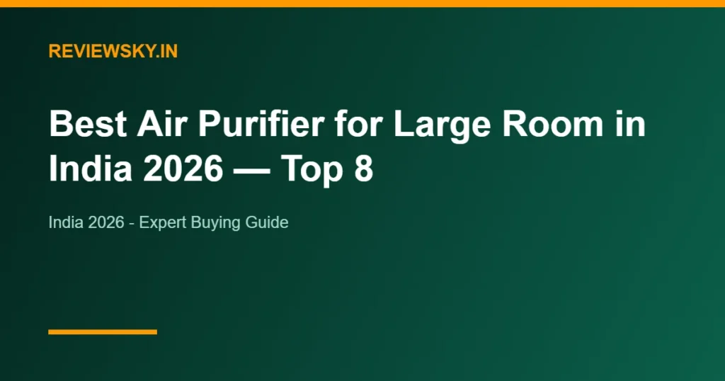 air purifier for large room