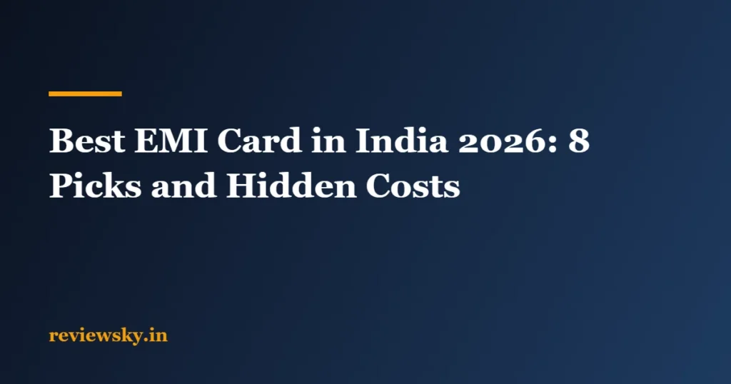 best emi card in india