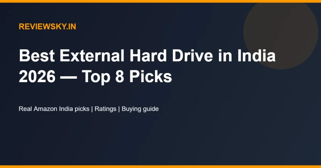 best external hard drive
