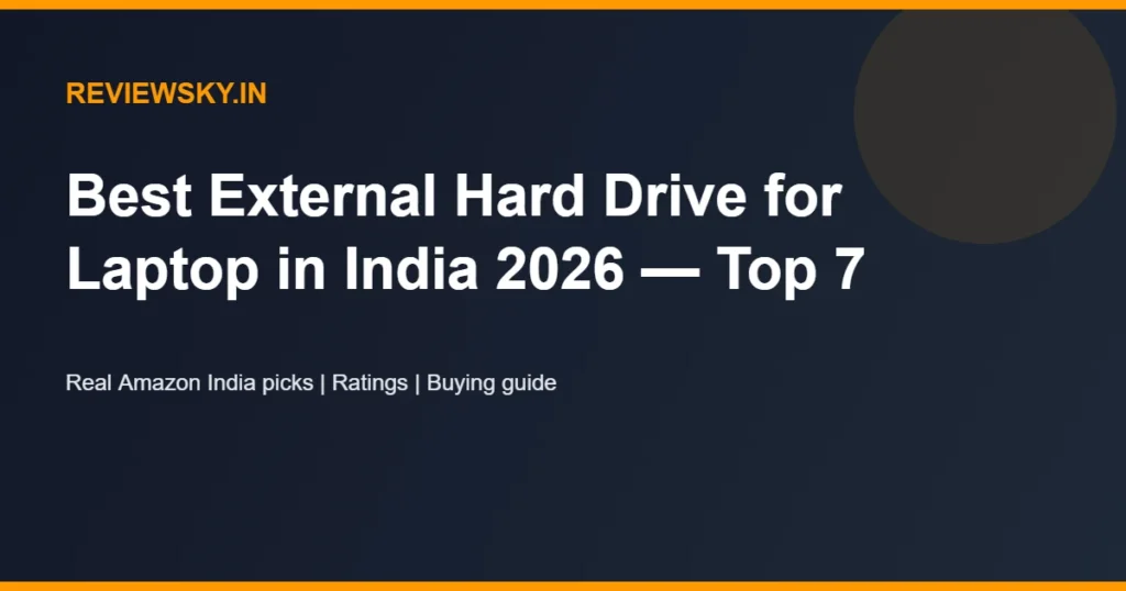 external hard drive for laptop