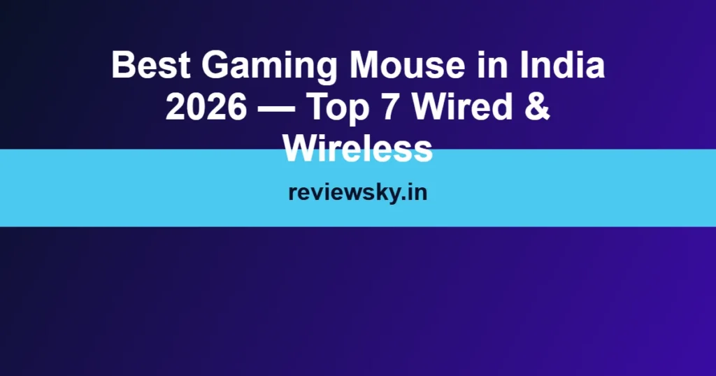 best gaming mouse in india