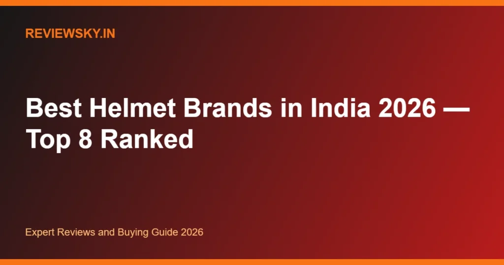 best helmet brands in india