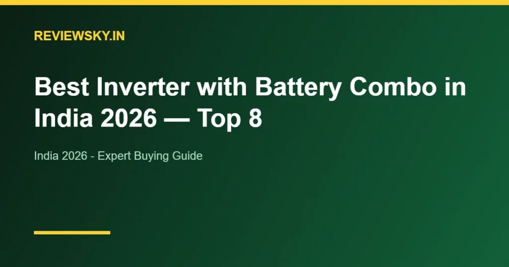 inverter with battery combo