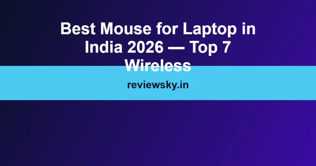 best mouse for laptop in india