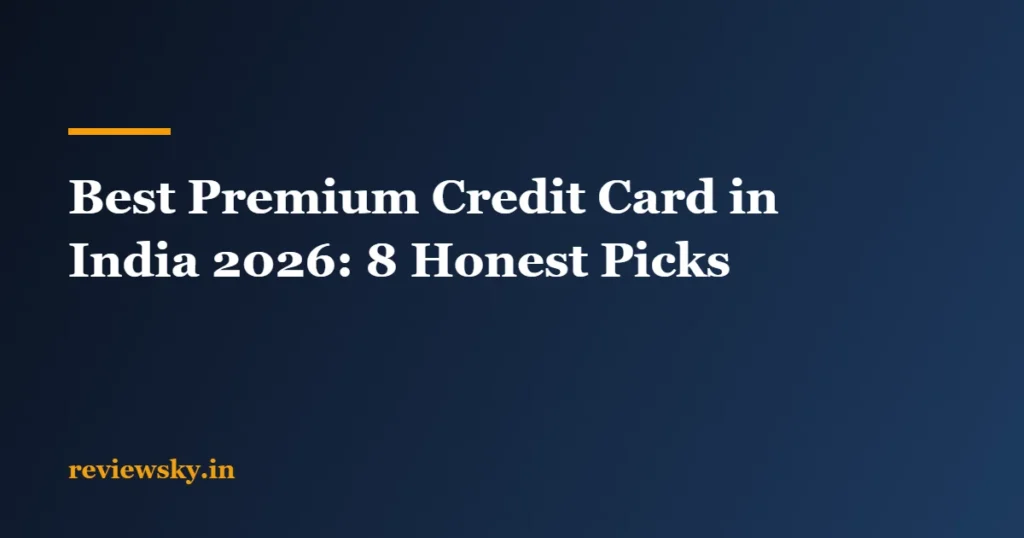 best premium credit card in india