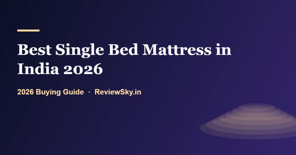 best single bed mattress in india