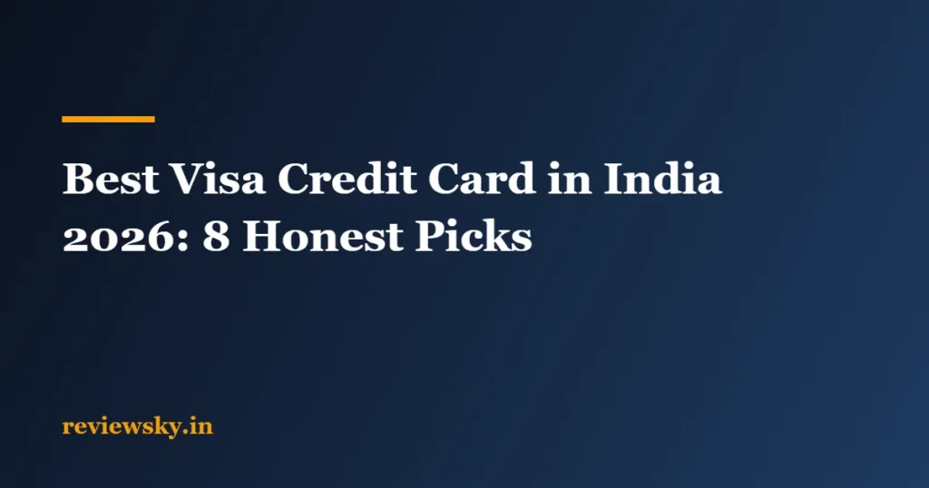 best visa credit card in india