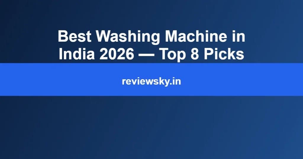 best washing machine in india