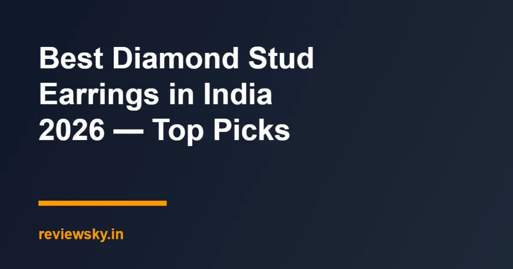 diamond stud earrings