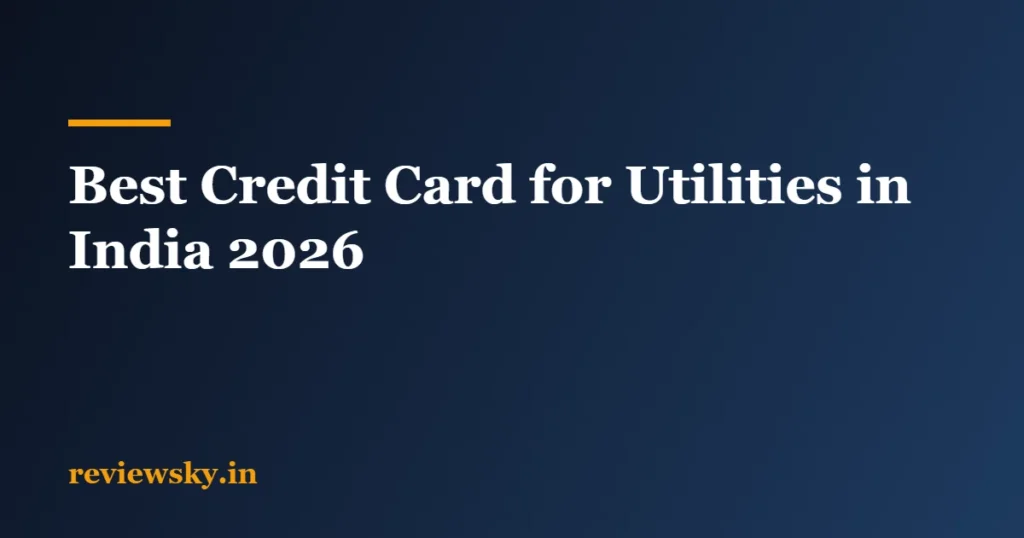 best credit card for utilities