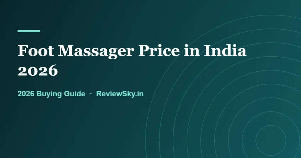foot massager price in india