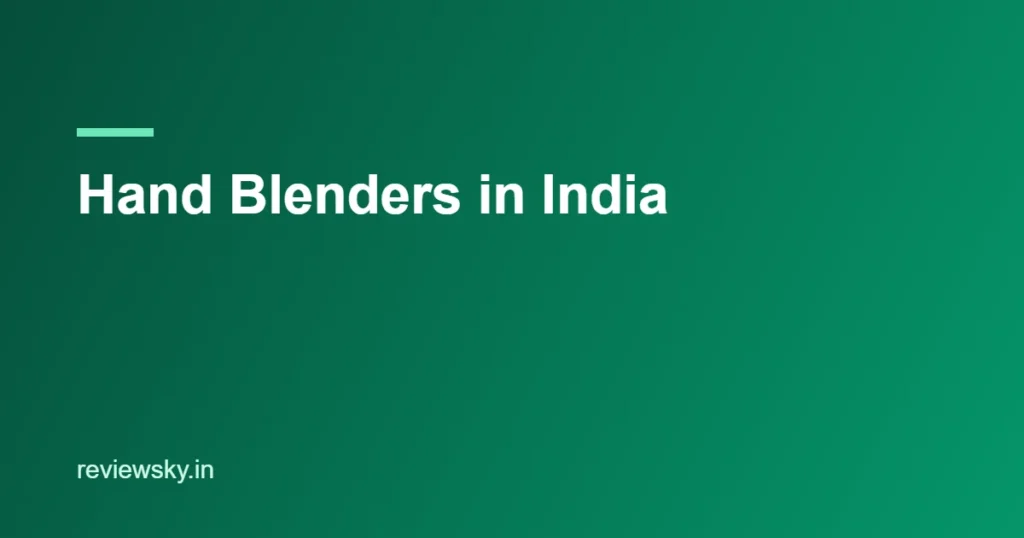 hand blenders in india