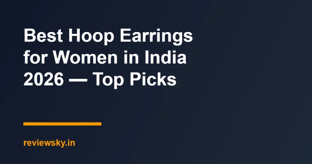hoop earrings