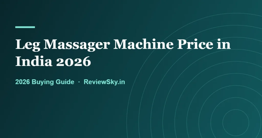 leg massager machine price in india